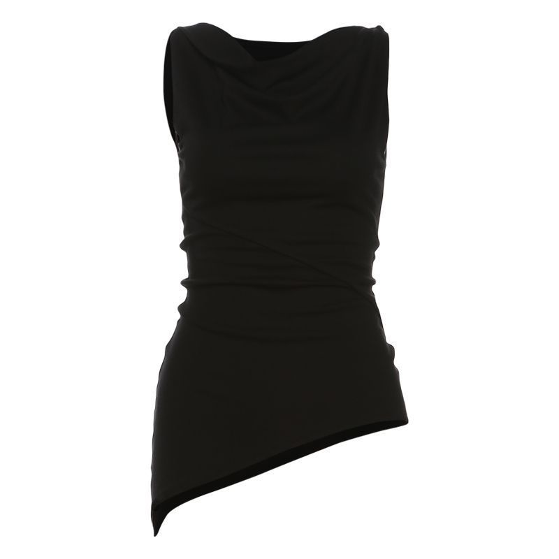 Women'S Multi-Wear Collarbone Thin Shoulder T-Shirt Summer