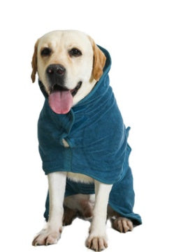 Absorbent Bathrobe With Waist-Wrapped Microfiber