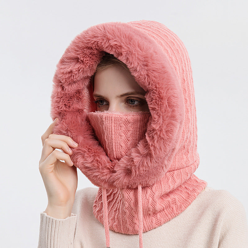 Thick Hat With Scarf Knit Hats For
