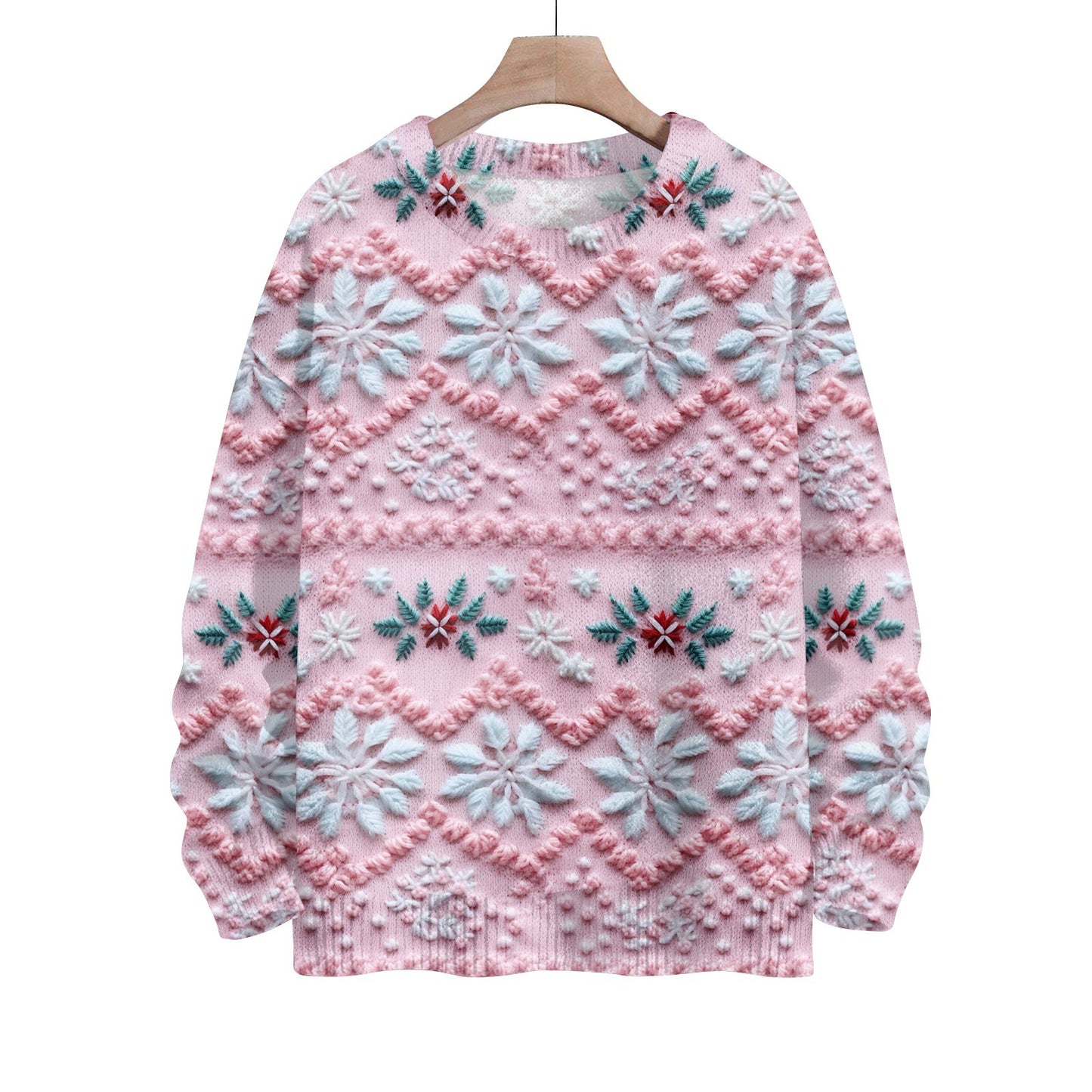 Thick Needle Sweater 3D Digital Printing Women'S