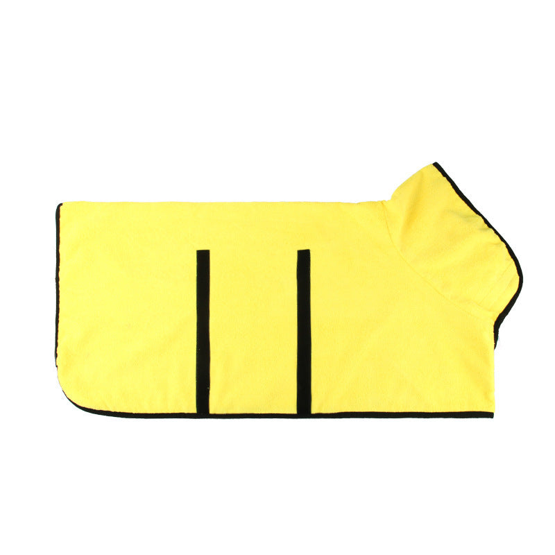 Absorbent Bathrobe With Waist-Wrapped Microfiber