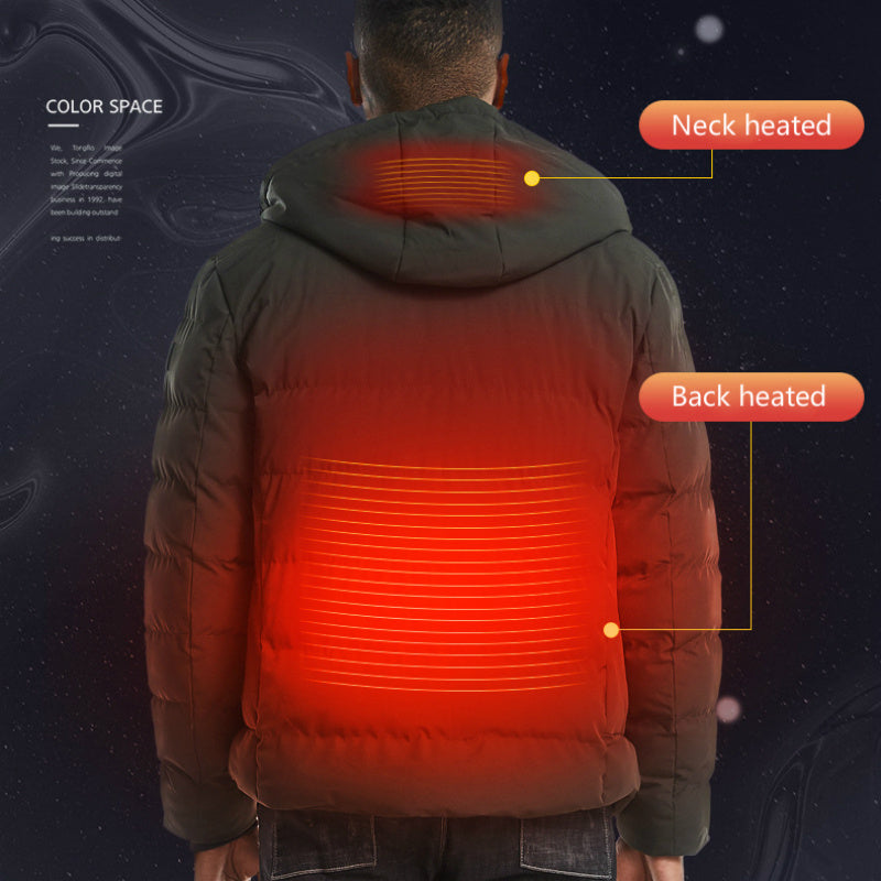 Men Women Cotton Coat Usb Smart Electric
