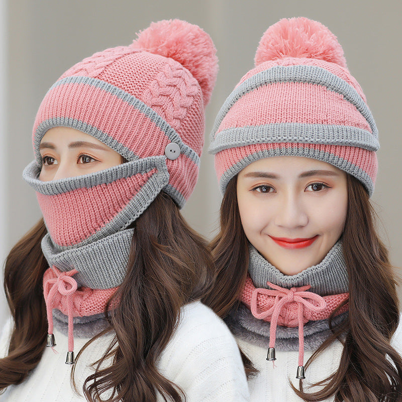 Hat For Women 3Pcs Knitted Beanie Hat
