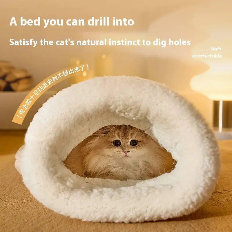 寝袋型猫用巣