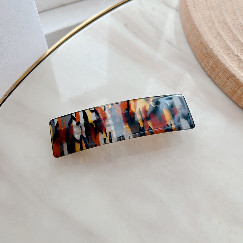 Acetate Simple Graceful Hair Accessories Horizontal Clip