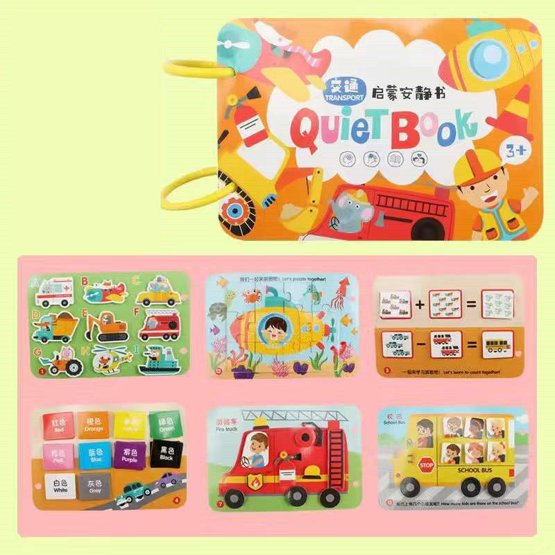 Puzzle Enlightenment Early Education Quiet Book Toy