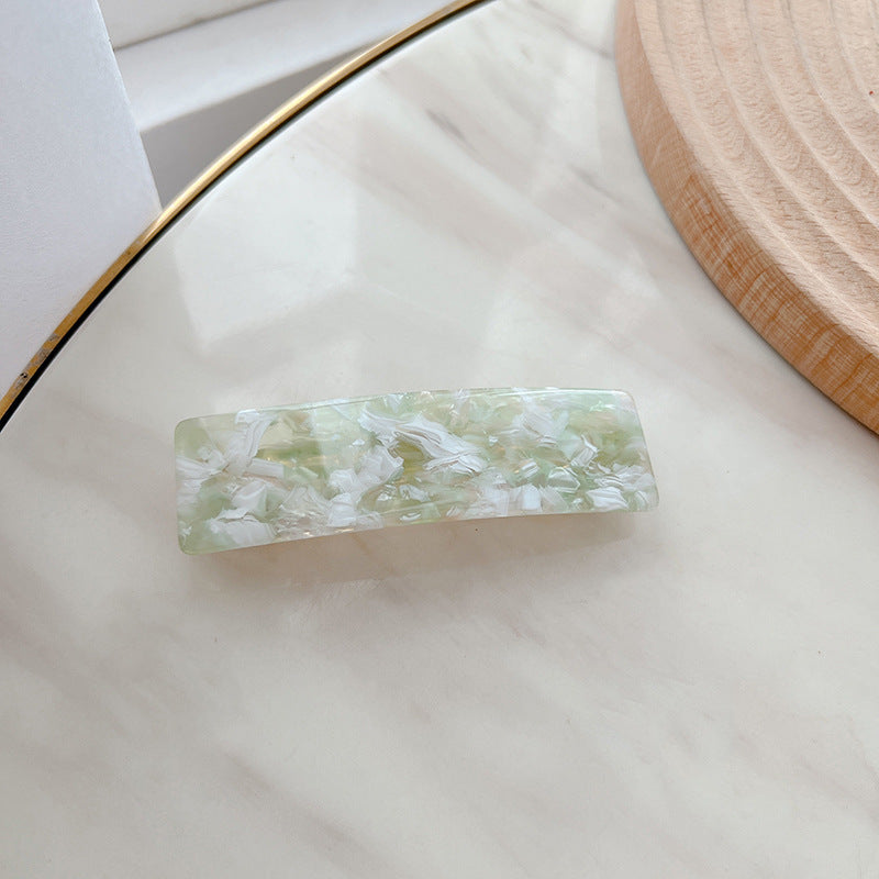 Acetate Simple Graceful Hair Accessories Horizontal Clip