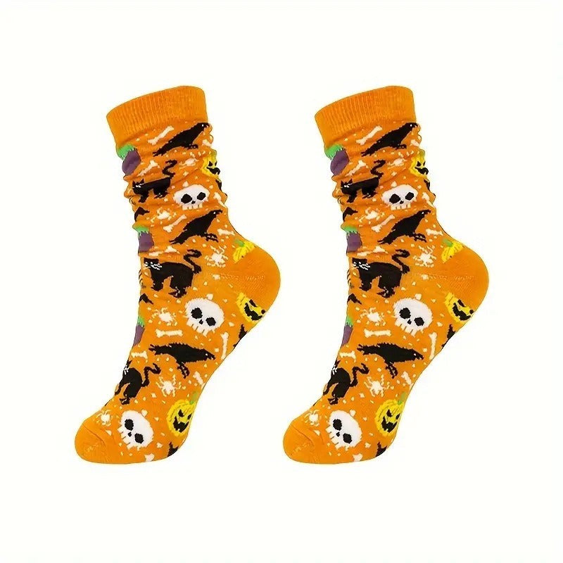 Women And Mens Funny Halloween Socks Adults