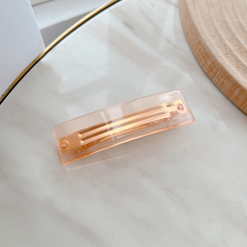 Acetate Simple Graceful Hair Accessories Horizontal Clip