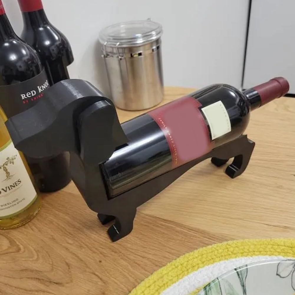 ダックスフントのワインボトルホルダー ワインキャビネット ダックスフント