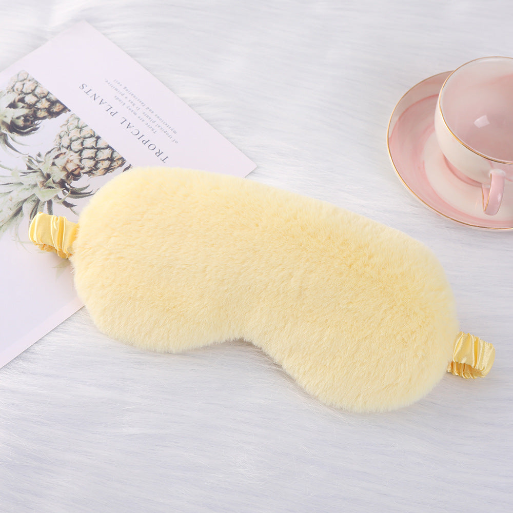 Rabbit Fur Eye Mask Autumn And Comfortable
