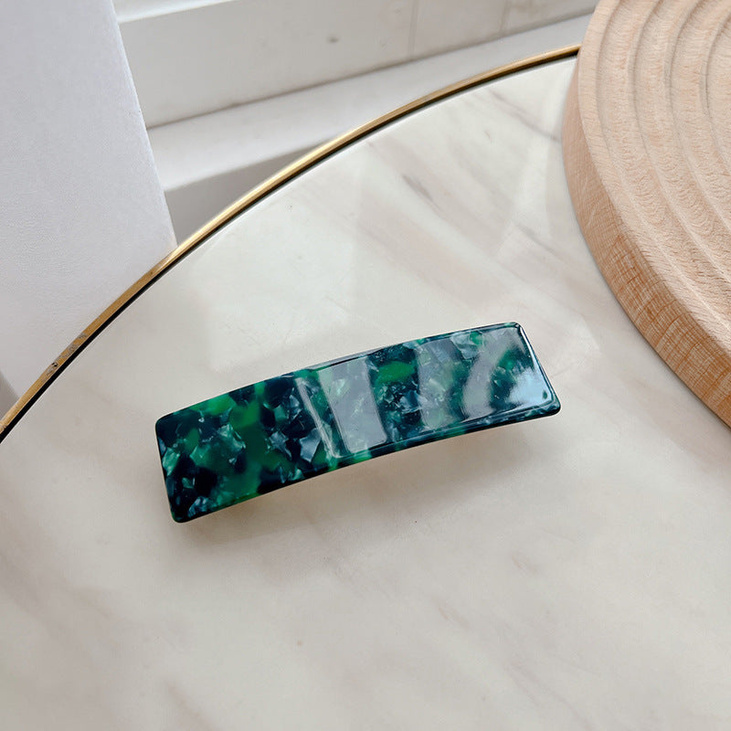 Acetate Simple Graceful Hair Accessories Horizontal Clip