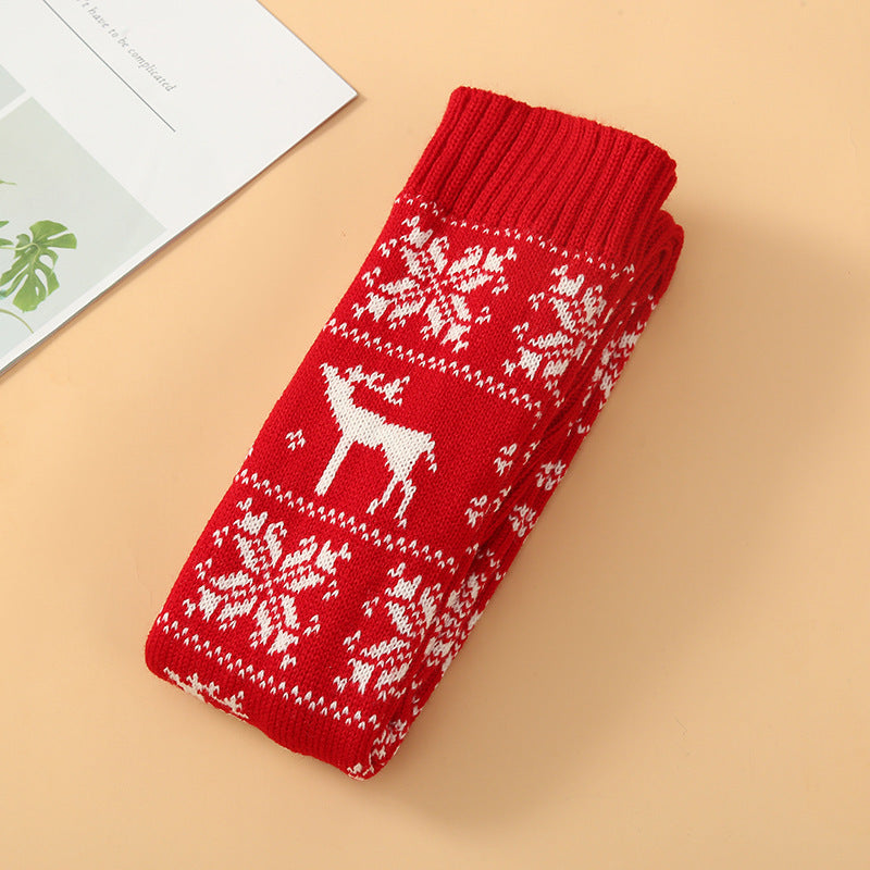 Women Socks Christmas Women Knitted Cotton Woolen