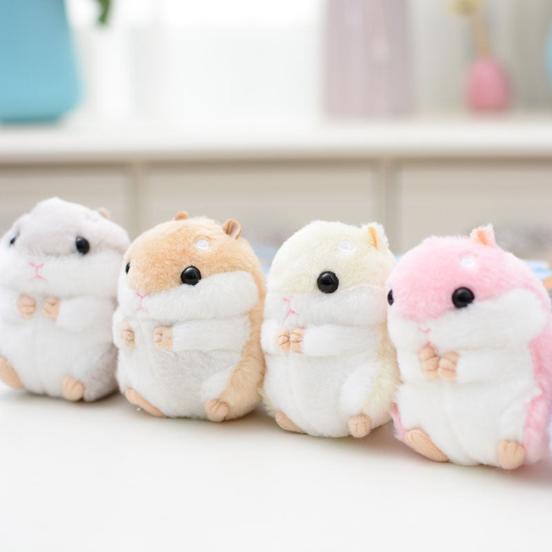 Cute Hamster Plush Toy Doll Schoolbag Pendant