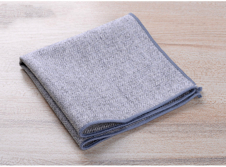 Men'S Square Scarf White Bra Casual Accessories