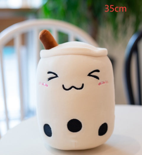 Cute Fruit Drink Plush Stuffed Soft Strawberry
