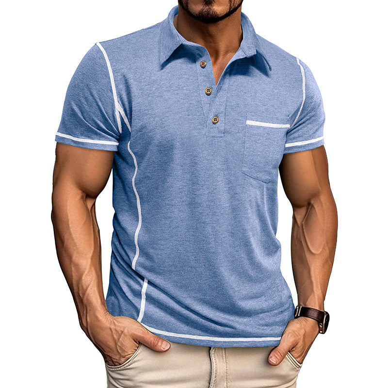 Personalized Short-Sleeved Lapel T-Shirt