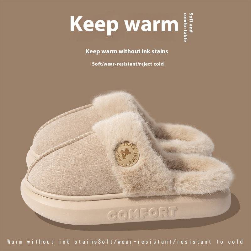 Plush Slippers For Warm Home Slipper Indoor