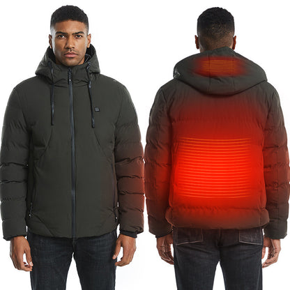 Men Women Cotton Coat Usb Smart Electric