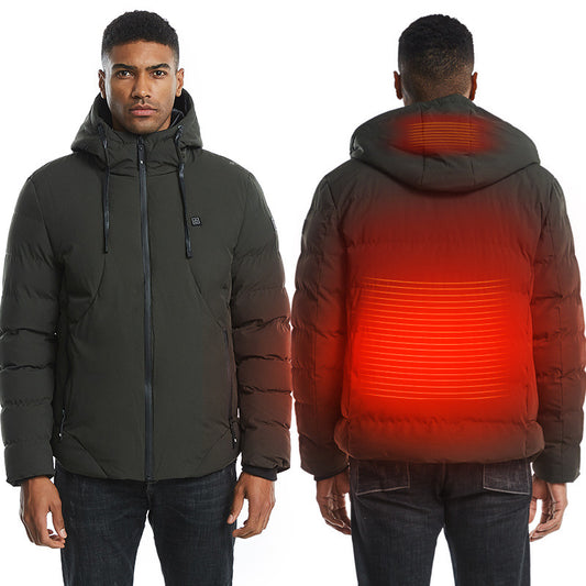 Men Women Cotton Coat Usb Smart Electric