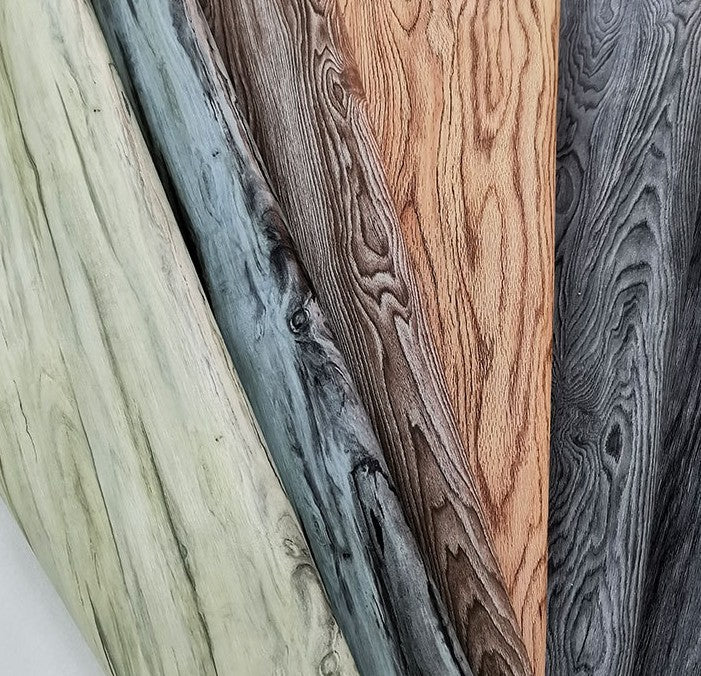 Imitation Wood Grain Compression Leather Home Decoration