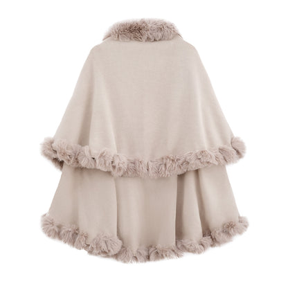 Autumn And Rabbit Fur Collar Layer Artificial