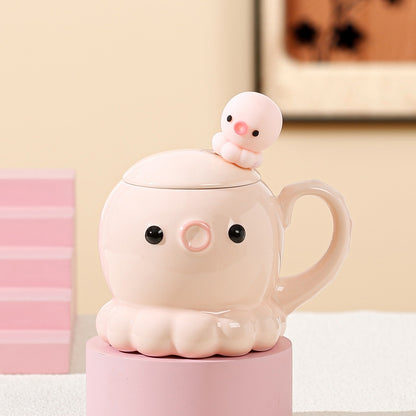 愛らしいクラゲマグカップ セラミックカップ 子供の誕生日