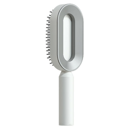 Self Cleaning Hair Brush For One-Key Cleaning