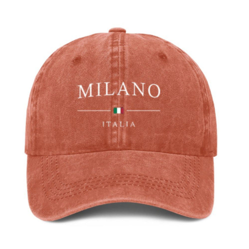 Printed Baseball Cap Vintage Casual Sun-Proof Soft