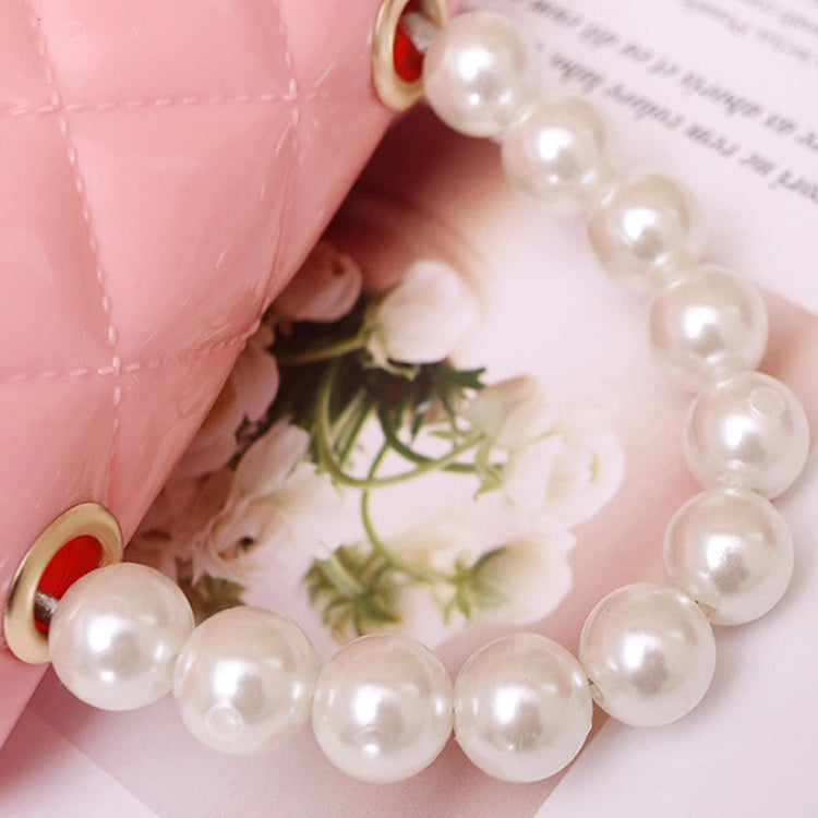 Candy-Colored Mini Shoulder Bags With Pearls Handbag