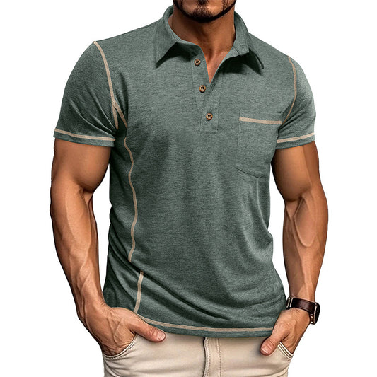 Personalized Short-Sleeved Lapel T-Shirt
