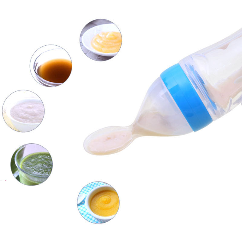 Safe Newborn Baby Feeding Bottle Toddler Silicone