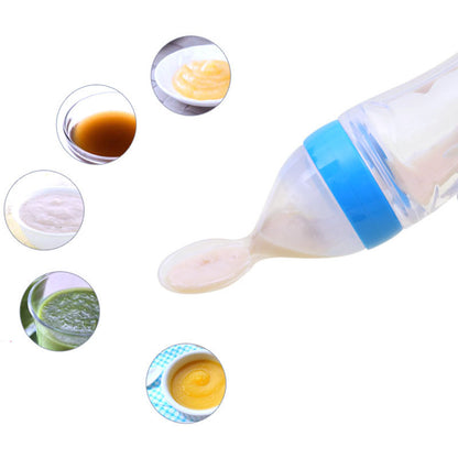 Safe Newborn Baby Feeding Bottle Toddler Silicone