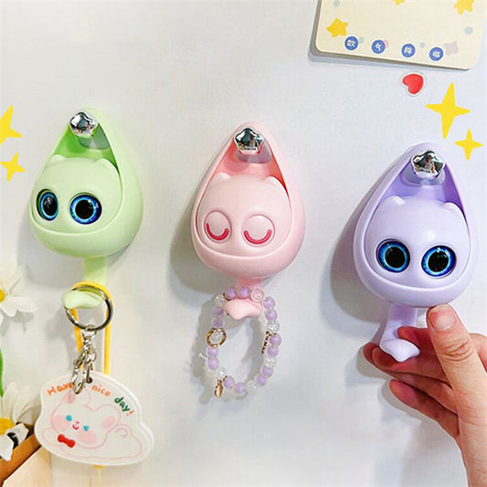 Creative Adhesive Cute Cat Coat Hook Wall