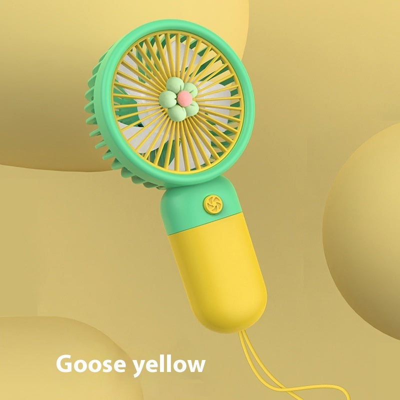 Small Handheld Fan Cute Candy Color Portable