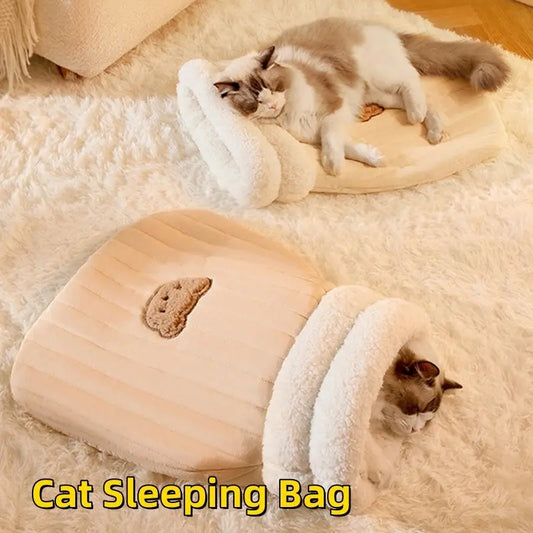 寝袋型猫用巣