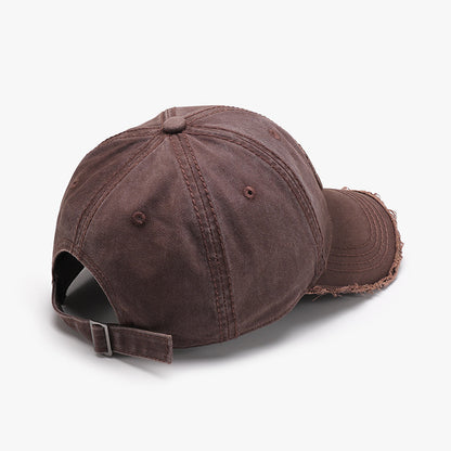 Letter Three-Dimensional Embroidery Soft Top Burr Men'S