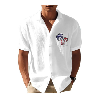 Men'S Hawaiian Digital Printing Shirt