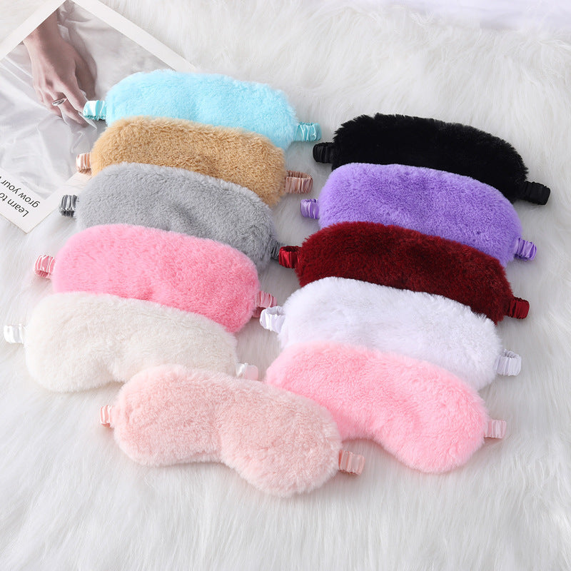 Rabbit Fur Eye Mask Autumn And Comfortable