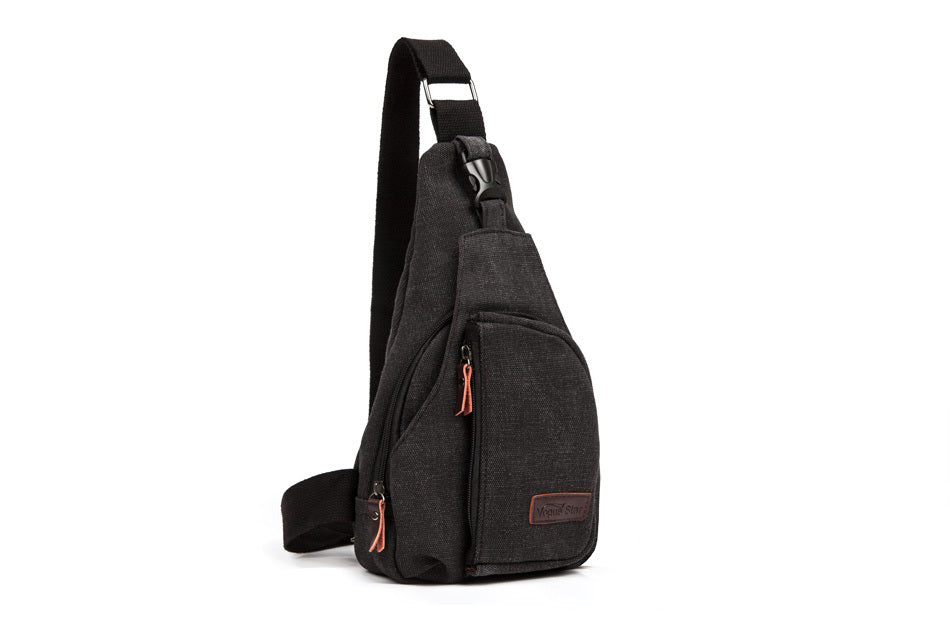 Chest Pack Canvas Crossbody Bags For Shoulder