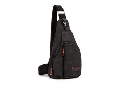 Chest Pack Canvas Crossbody Bags For Shoulder