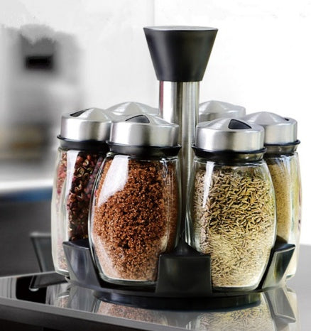 7Pcs/Set Condiment Set Pepper And Salt Cruet