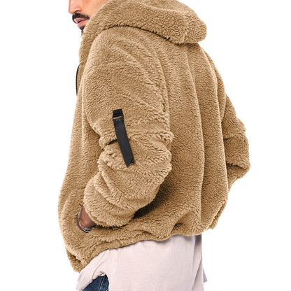 Jacket Men'S Autumn And Fleece -Sided Wear