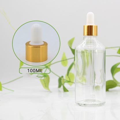 Transparent Glass Bottle Dropper Essential Oil Bottle