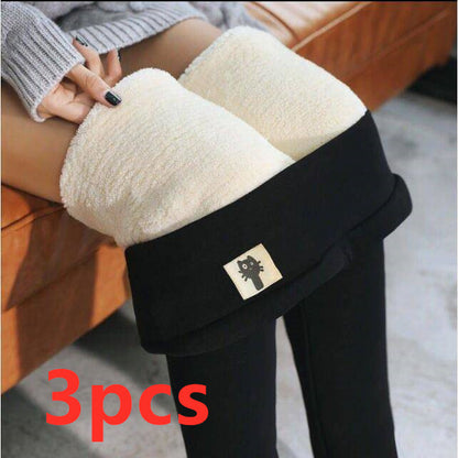 Female Thick Velvet Leggings