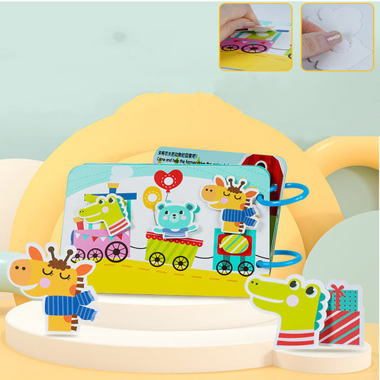 Puzzle Enlightenment Early Education Quiet Book Toy