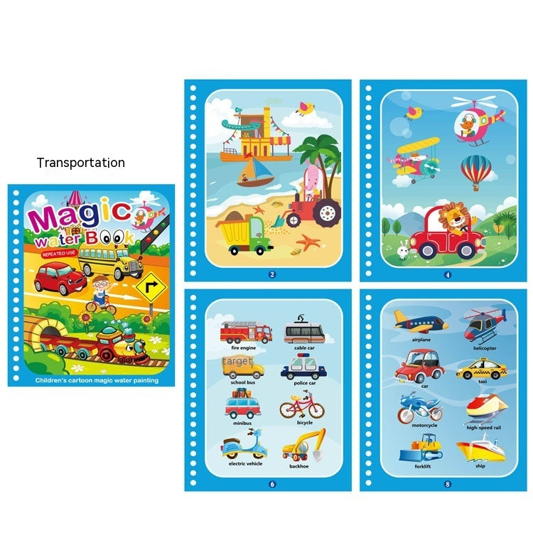 Children'S Diy Magic Water Picture Book