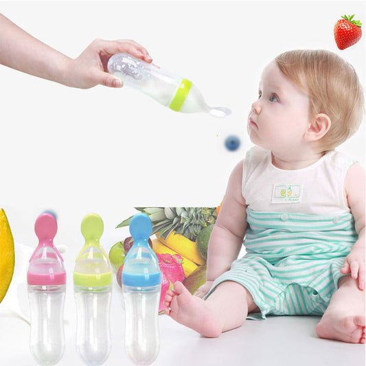 Safe Newborn Baby Feeding Bottle Toddler Silicone