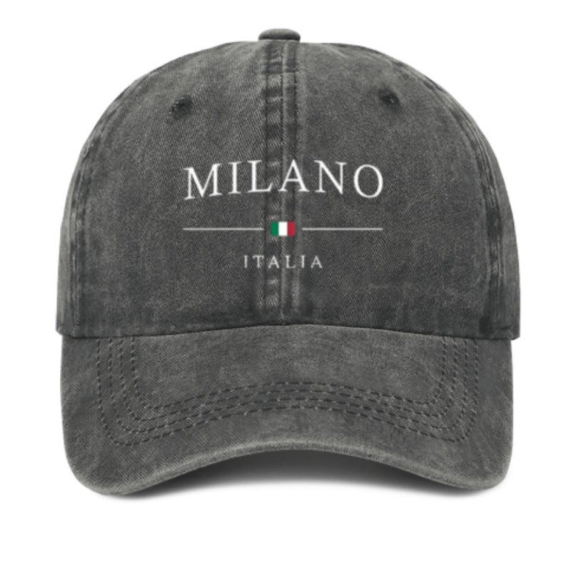 Printed Baseball Cap Vintage Casual Sun-Proof Soft