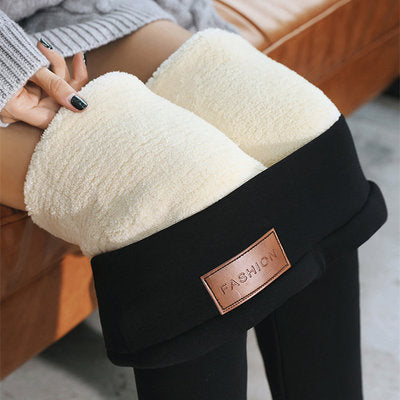 Female Thick Velvet Leggings
